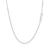 18k White Gold Cable Chain (1.10 mm)