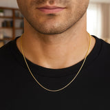 14k Yellow Gold Milano Chain (1.10 mm)