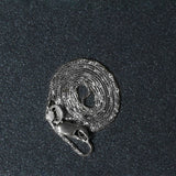 18k White Gold Box Chain 0.6mm (0.60 mm)