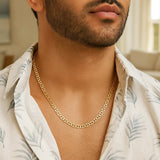 14k Yellow Gold Mariner Link Chain (6.30 mm)
