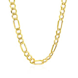 14k Yellow Gold Lite Figaro Chain (6.60 mm)