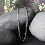14k White Gold Heart Chain (3.00 mm)