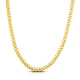 14k Yellow Gold Classic Miami Cuban Solid Chain (7.10 mm)