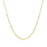 14k Yellow Gold Singapore Chain (1.30 mm)