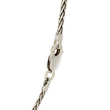 Sterling Silver Rhodium Plated Wheat Chain (1.50 mm)