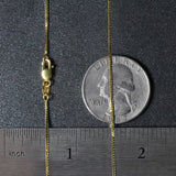 10k Yellow Gold Classic Box Chain (0.78 mm)