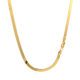 14k Yellow Gold Super Flex Herringbone Chain (3.80 mm)