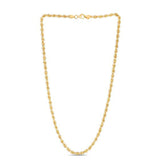14k Yellow Gold Light Rope Chain (3.7 mm)