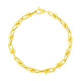 14k Yellow Gold 7 1/2 inch Jax Chain Bracelet (4.00 mm)