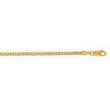 14k Yellow Gold Light Gourmette Chain (2.20 mm)