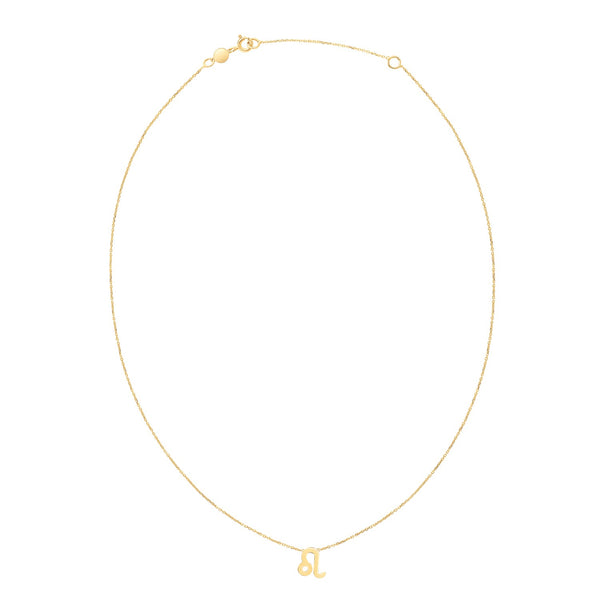 14K Yellow Gold Leo Necklace