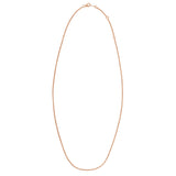 Double Extendable Cable Chain in 14k Roee Gold (1.40 mm)