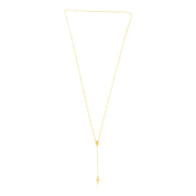 14k Yellow Gold Rosary Necklace