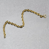 14k Yellow Gold Polished Oval Link Bracelet (6.20 mm)
