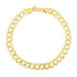 10k Yellow Gold Curb Bracelet (7.00 mm)