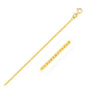 10k Yellow Gold Mariner Link Anklet 1.2mm