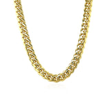14k Yellow Gold Classic Miami Cuban Solid Chain (5.00 mm)