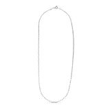 Sterling Silver Rhodium Plated Paperclip Chain (1.80 mm)