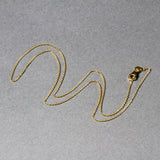10k Yellow Gold Oval Cable Link Chain (0.97 mm)