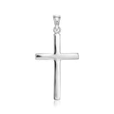 Sterling Silver Polished Cross Pendant