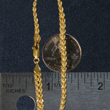 Double Rope Chain Bracelet in 10k Yellow Gold