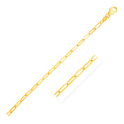 14K Yellow Gold Paperclip Bracelet  (3.50 mm)