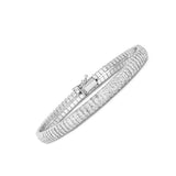 14k White Gold Diamante Flex Bracelet