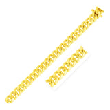10k Yellow Gold Classic Miami Cuban Solid Chain (8.20 mm)