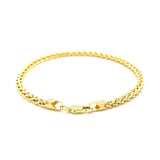 14k Yellow Gold Light Weight Wheat Bracelet  (3.20 mm)