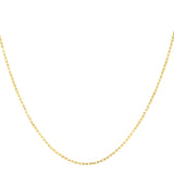 14k Yellow Gold French Cable Chain (1.3 mm)