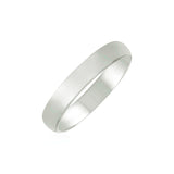 14k White Gold 4mm Comfort Fit Wedding Band