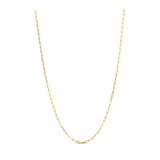 Sterling Silver Gold Plated Paperclip Chain (1.80 mm)