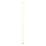 14k Yellow Gold MOP Evil Eye Necklace