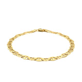 5.5mm 10k Yellow Gold Mariner Link Bracelet