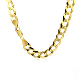 Solid Curb Chain in 14k Yellow Gold (11.23 mm)