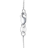 14k White Gold Cable Link Chain (0.50 mm)