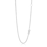 14k White Gold Adjustable Cable Chain (1.50 mm)