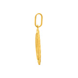 Religious Pendant with Our Lady of Guadalupe in 14K Yellow Gold