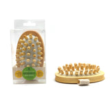 Rubber Massager with Lotus Wooden Handle by Pursonic