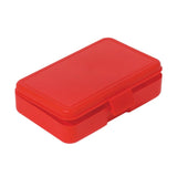 Deflecto 39504RED Antimicrobial Kids Pencil Box (Red)