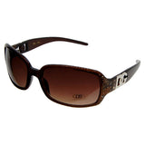 DG Sunglasses Women Rhinestone DG8RS1620 - Brown - Brown