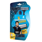 Mario Lopez 6 Disposable Razors - 3 Blade Shaving Surface Technology by Pursonic