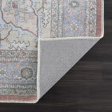 Brown Bagamanoc Medallion Washable Area Rug