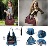 Discovery Journey Canvas Shoulder Bag with FREE Mini Umbrella by VistaShops