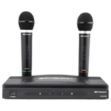 Emerson Professional Dual Microphone Kit with Wireless Transmitter