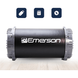 Emerson Portable Bluetooth Speaker with LED Lighting and Carrying Strap