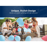 Emerson Outdoor Flame Light Bluetooth Speaker