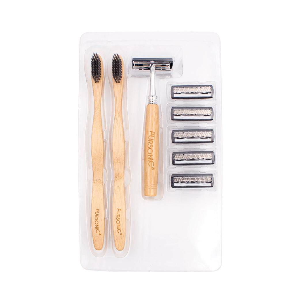 Eco Friendly Razor & Toothbrushes Combo Pack – Avera Group