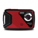 Minolta MN30WP-R MN30WP Waterproof 4x Digital Zoom 21 MP/1080p Digital Camera (Red)