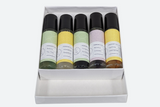 Essential Oils Roll-On with Crystals - set of 5 by Lizush